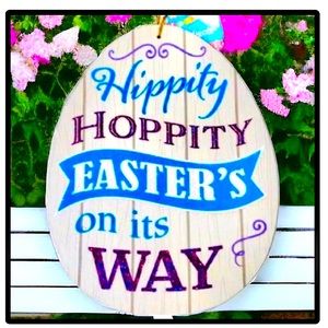 🌼 HIPPITY HOP EASTER SIGN 🌼